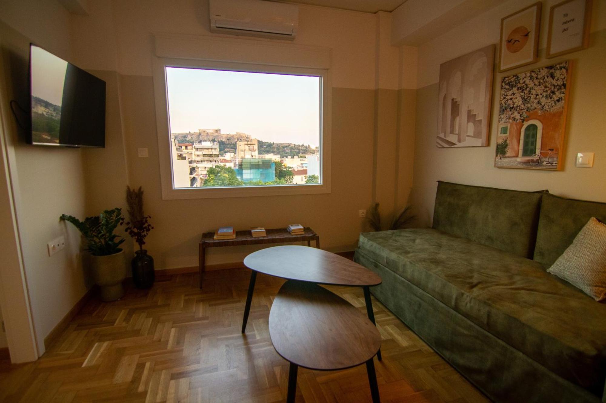 Stunning Acropolis View - 500M Metro - At Historical Center Atenas Exterior foto